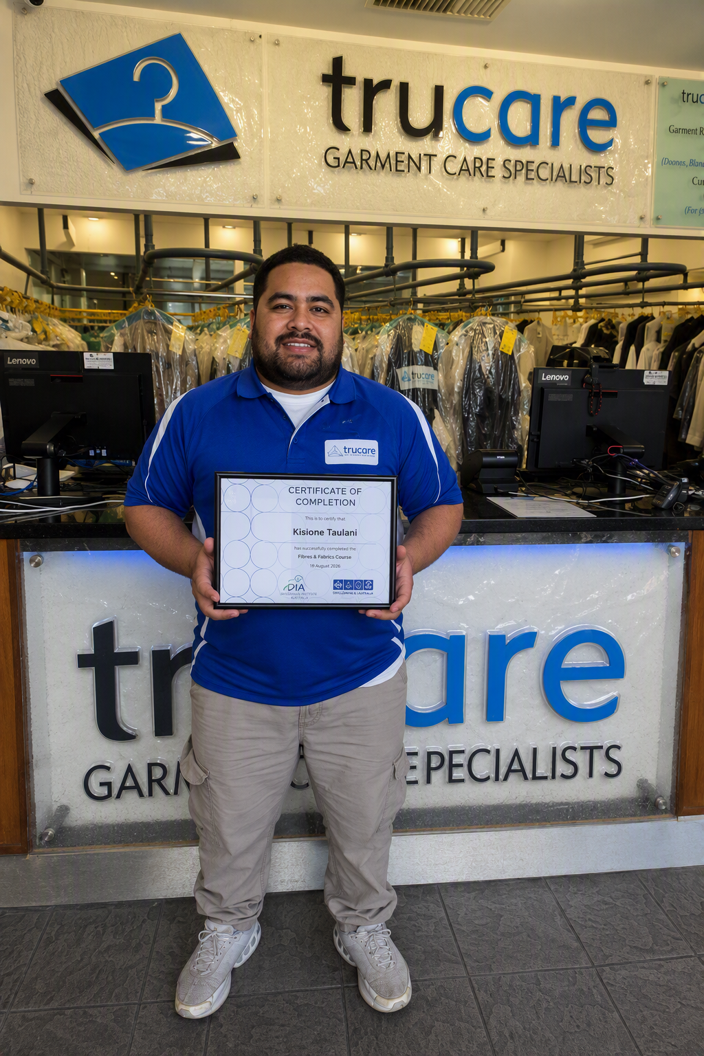 Trucare leads the way in fabric care training